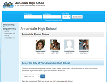 Tablet Screenshot of annandalehighschool.net